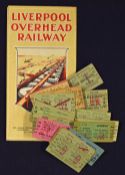 Liverpool Overhead Railway 1928 Multicoloured Map - Fine pictorial multicoloured map of the Railway.