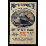 Port Of Manchester Official Sailing List & Shipping Guide September 1912 - An extensive 104 page