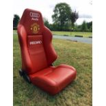 Pair of 2006/07 (Championship Season) Manchester United Old Trafford 'Recaro' Dug Out Seats -