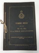 India - Sikh Regiment Standing Orders - Standing Orders for the M.G.Bn 11th Sikh Regiment -