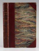 Jesse, Edward - "An Angler's Rambles" London 1836, 1st Ed, bound in half dark red morocco binding,