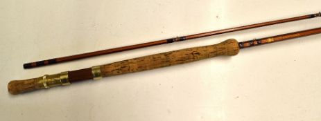 Bruce and Walker Hexagraph The Bruce Salmon/Sea Trout Fly rod - 10ft 6in 2pc line 7/9#, anodised