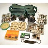 Orvis Lightweight tackle bag, fly reels and accessories - the complete kit to incl 3x various