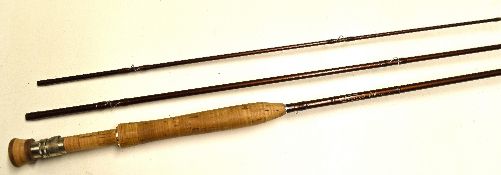 Vision Trout Fly Rod - Cuff 11ft 1in 3pc line4#, alloy screw locki9ng reel fittings, again very