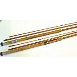 2x Avon/Coarse River Rods - Powell Hampshire Avon type Fishing Rod - 11ft, 3 pc, cork handle,