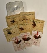 Collection of early Allcocks Standard Bass Flies - various examples, together with 3x S. S. Kresge