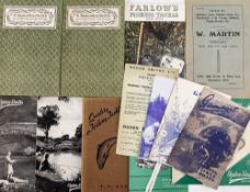 London Makers Fishing Tackle Catalogues from 1930s onwards to include Peek's Fishing List, F.E.