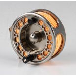 Scierra XDA 7/9 bright finish sea trout/salmon fly reel - 3.75 inch dia wide drum fully ventilated