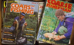 Selection of Coarse Fishing Magazines from 1986 through to 1990 various issues, condition mixed F/