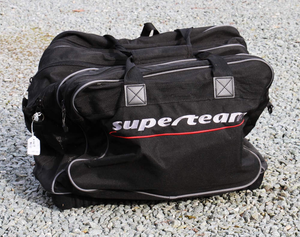Shakespeare Superteam Tackle Holdall - with solid base with 4x large internal divisions; integral