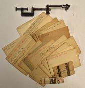 Collection of Vintage Fly Tying Material to include a selection of envelopes containing various