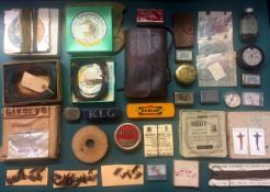 Collection of various fly fishing tackle and accessories - including Hardy Bros Cast packets; rare