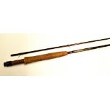 Fine Sage Graphite III trout fly rod - 9ft 2pc line 5#, wt 2 7/8ox, black anodised screw locking