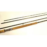 Hardy Demon Series Salmon Fly Rod - 12ft 4pc line 7#, fuji lined butt and first section guide - with