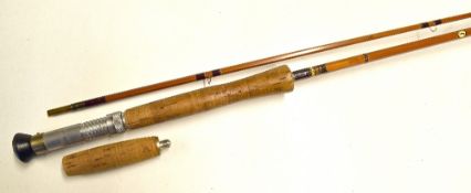 J.S Sharpe Ltd Aberdeen made for Farlow Sea Trout fly rod - Scottie 9ft 2pc impregnated fly rod c/