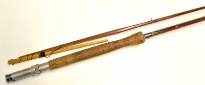 J.S Sharpe Ltd Aberdeen spliced fly rod - Scottie 10ft 2pc impregnated fly rod , line 7#, ser. no