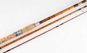 Fine Marco The Test Split cane coarse rod - 10ft 6in 3pc - fully refurbished with good makers