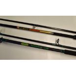 Leeda Rip Tide Pro Bass Beach Casting Fishing Rod - 12ft 2 piece, with Grey blank, ceramic lined ri