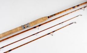 Fine James Aspindales & Sons Redditch Dalesman Series "Avon" split cane combination coarse rod -