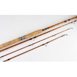 Fine James Aspindales & Sons Redditch Dalesman Series "Avon" split cane combination coarse rod -