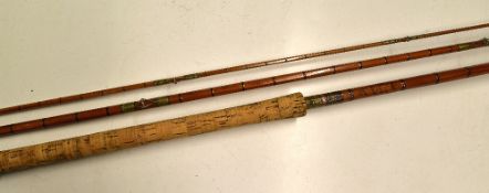 James Aspindales & Sons Redditch "The Severndale" split cane trotting rod - 12ft 3pc hollow built