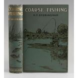 Sheringham, H.T. - "Coarse Fishing" London 1912, 1st Ed, 1st Issue, a fine example in original