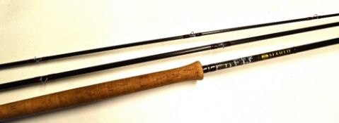 Fine Hardy Graphite salmon fly rod - "the Hardy Graphite Salar" 12ft 6in 3pc, line 9#, fitted with