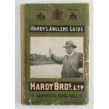 Hardy's Anglers' Guide 1925 47th Edition with letter and envelope to re-send to Hardy's confirming