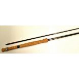 Fine Bruce and Walker Hexagraph Trout Fly Rod - 10ft 2pc hand built Light Line Trout rod, line 4-6#,