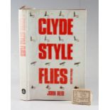Book & Flies: Reid, J - "Clyde Style Flies" 1st ed 1971, H/b, D/j, fine and 4 flies tied by Reid, in
