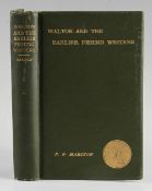 Marston, R.B. - "Walton and the Earlier Fishing Writers" London 1903, original green cloth