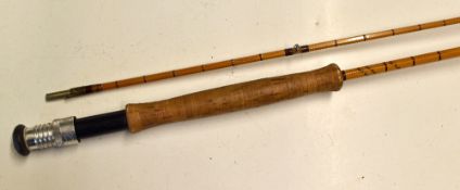 Hardy Bros Alnwick The Perfection Palakona fly rod - 9ft 2pc split cane with agate lined butt and