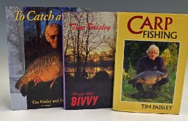 Paisley, Tim - Signed copy "Carp Fishing" 1988. Fine copy in dw. 176pp. Cw. Paisley, Tim and