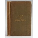 Theakston, M - "List of Angling Flies" London 1862, plates of flies and minnows, original cloth