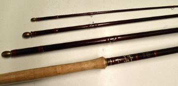 Fine Hardy Bros "Hardy Sovereign Salmon Fly" Carbon Rod - 16ft 4pc, line 10/11#, with lined butt and