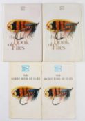 Hardy - "The Hardy Book of Flies" a selection of 4x copies, 2x with plastic covers, overall A/G
