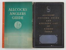 Allcock's Anglers Guides 1937/38 and 1939/40 with abridged list of fishing tackle both SB,