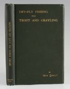 'Red Quill' (James Englefield) - "Dry-Fly Fishing For Trout and Grayling" London 1908, 1st Ed, in