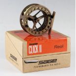 Sage Click II Series Hi-tec trout fly reel in makers box - 3 1/8"dia c/w line and comes with Owner's