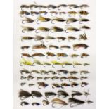 Large collection of Salmon gut eyed flies - all in brown envelopes with details (82)- incl doubles