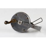 Rare J.E Miller Leeds "The Chippendale" Patent Multiplier Alloy Casting Reel c.1909 - 2.5" dia