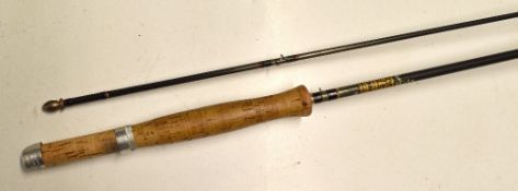 Hardy Bros "Hardy Graphite" trout fly rod - 8ft 6in 2pc, line 6/7#, with alloy sliding reel ring -