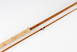 Fine B James & Son London England Richard Walker Mk. IV Avon split cane rod - 10ft 2pc with Agate