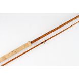 Fine B James & Son London England Richard Walker Mk. IV Avon split cane rod - 10ft 2pc with Agate