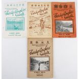 Hardy's Anglers' Guides Supplements 1932, 1935, 1938 and 1939 produced between the years of