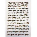 Large collection of Salmon gut eyed flies - all in brown envelopes with details (86)- incl doubles