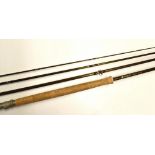 Fine Hardy Sirrus Carbon salmon fly rod - 13ft 4pc line 9#, lined guides to the first 2x rings -