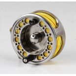 Scierra XDA 7/9 bright finish sea trout/salmon fly reel - 3.75 inch dia wide drum fully