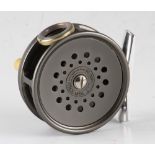 Fine Hardy The Houghton Perfect Series II small trout fly reel - 2 5/8" dia , alloy foot stamped