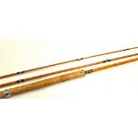 Fine C Farlow & Co Ltd Salmon Fly rod - "The Maclaren Twelve Foot" 3pc line 6#, with makers name and